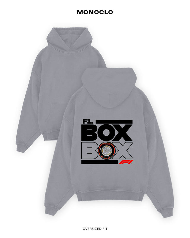 Худі Monoclo F1 BOX BOX - shop_name Сірий