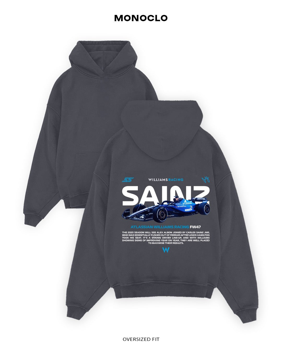 Худі Monoclo F1 Sainz FW47 - MONOCLO UA