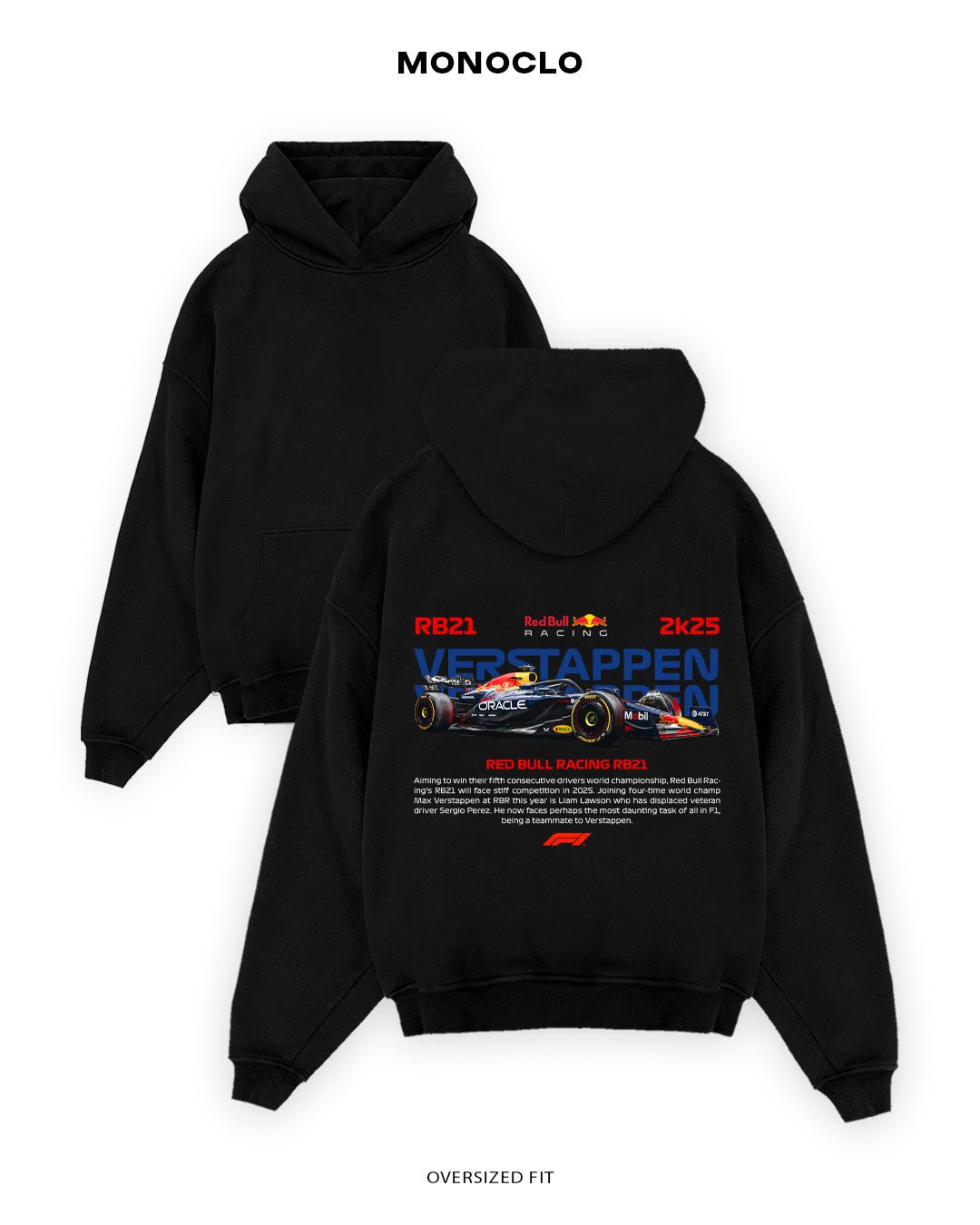 Худі Monoclo F1 Verstappen 2k25 - MONOCLO UA