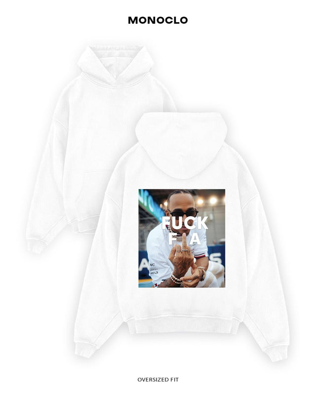 Худі Monoclo “F*CK FIA” - shop_name Білий
