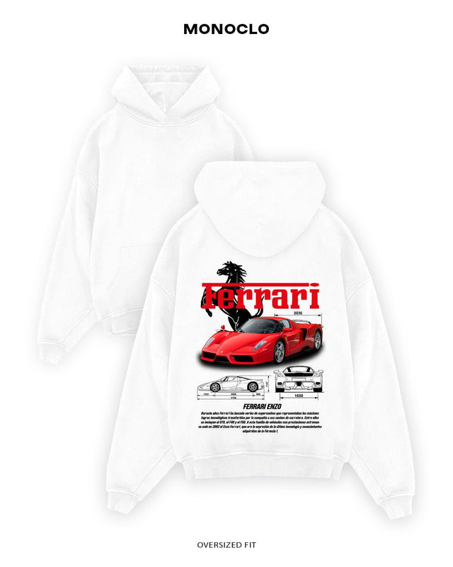Худі Monoclo Ferrari Enzo - shop_name Білий