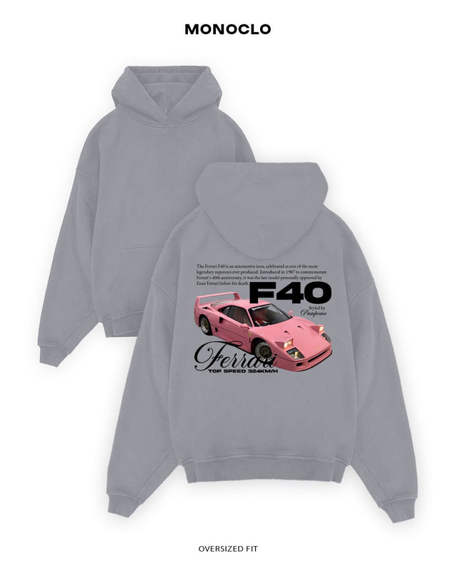 Худі Monoclo Ferrari F40 - shop_name Сірий