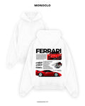 Худі Monoclo Ferrari F40 Engine – Білий