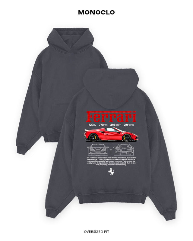 Худі Monoclo Ferrari F8 Tributo - shop_name Графітовий