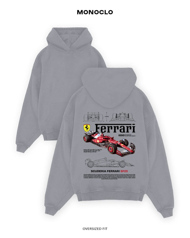Худі Monoclo Ferrari SF25 1000HP - shop_name Сірий