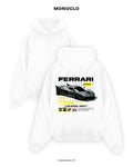 Худі Monoclo Ferrari x Batman – Білий
