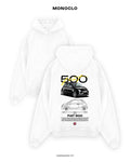 Худі Monoclo Fiat 500 – Білий
