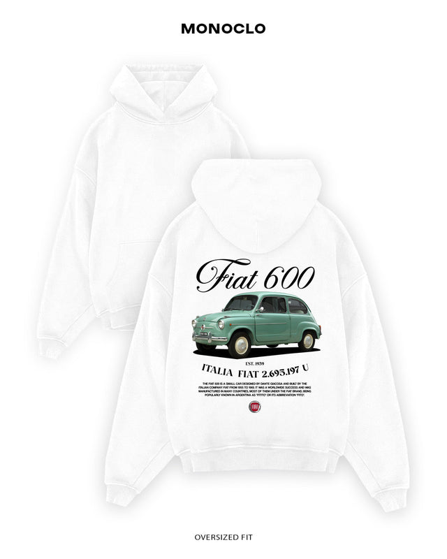 Худі Monoclo Fiat 600 - shop_name Білий