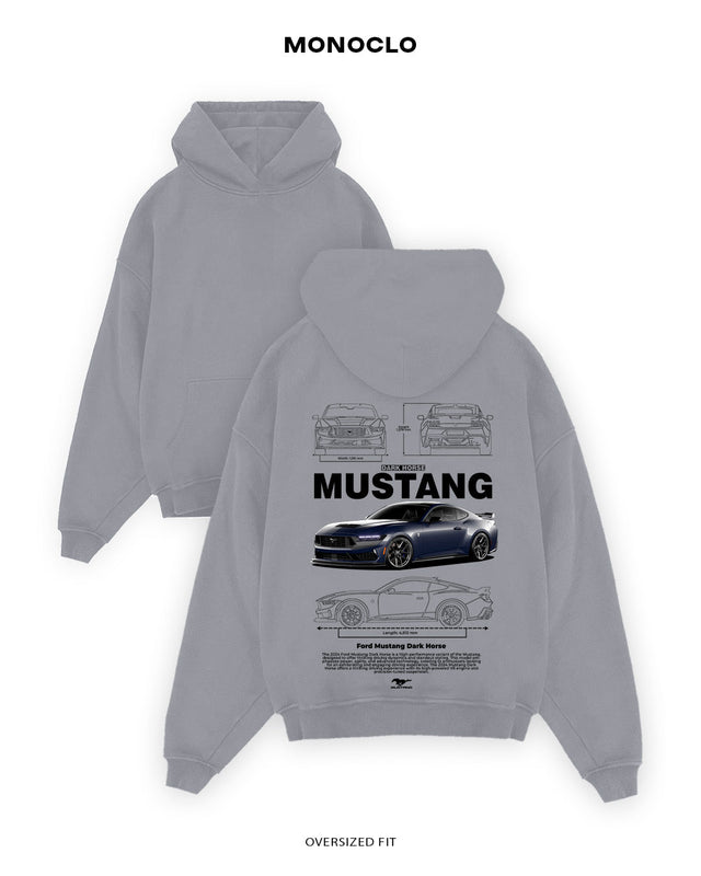 Худі Monoclo Ford Mustang Dark Horse - shop_name Сірий