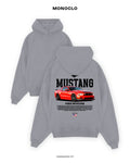 Худі Monoclo Ford Mustang Red – Сірий