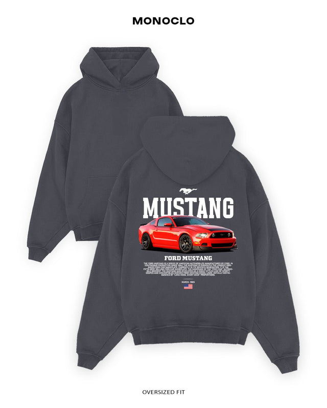 Худі Monoclo Ford Mustang Red - shop_name Графітовий