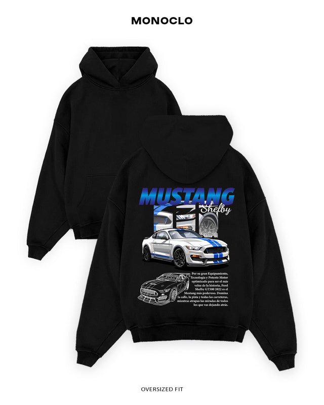 Худі Monoclo Ford Mustang Shelby GT350 Art Blue - shop_name Чорний