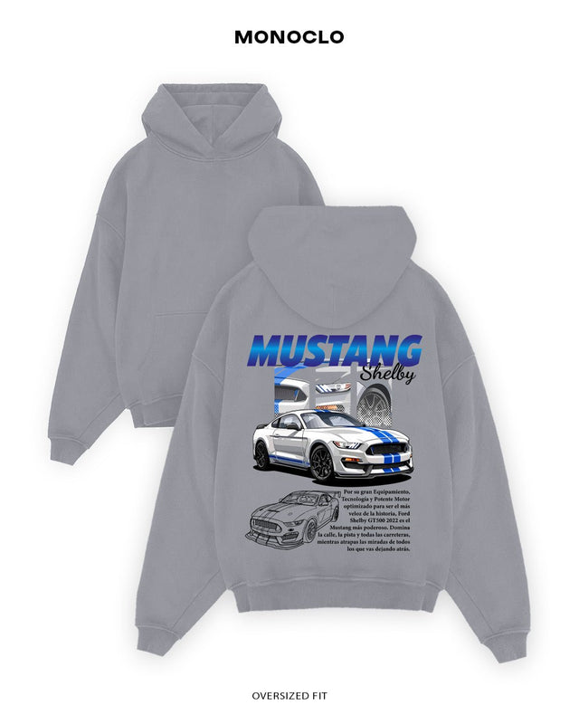 Худі Monoclo Ford Mustang Shelby GT350 Art Blue - shop_name Сірий