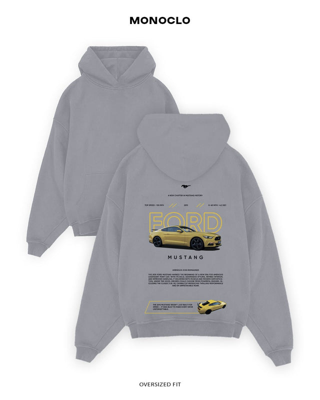 Худі Monoclo Ford Mustang Shine - shop_name Сірий