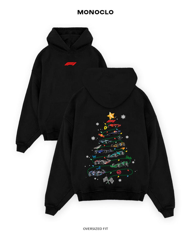 Худі Monoclo Formula 1 Christmas Edition - shop_name Чорний