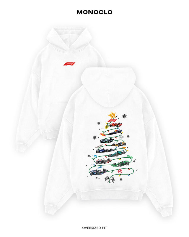Худі Monoclo Formula 1 Christmas Edition - shop_name Білий