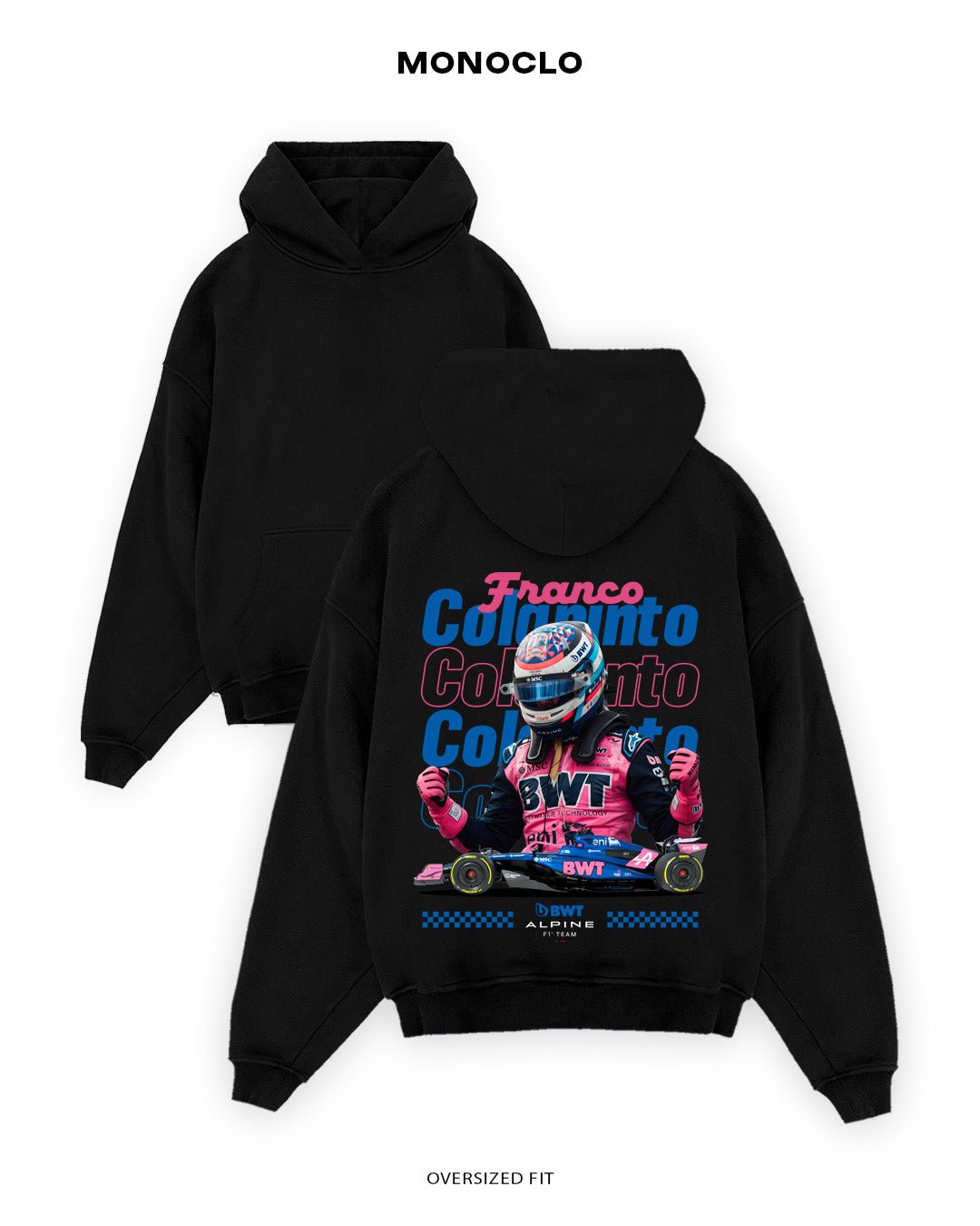 Худі Monoclo Franco Colapinto Alpine - shop_name Чорний