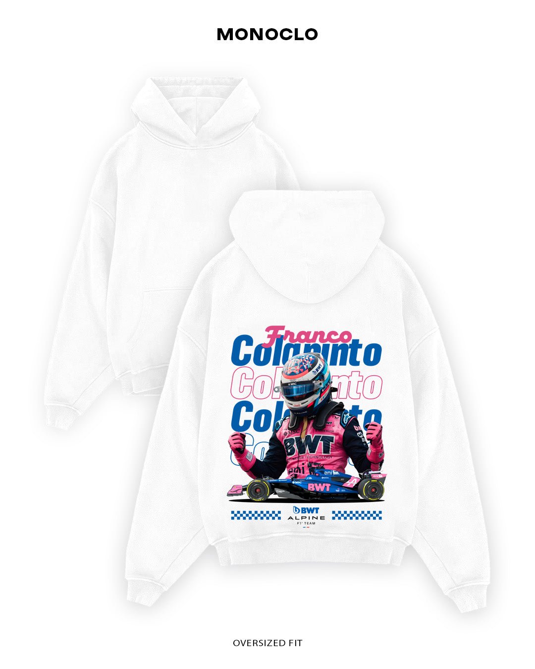 Худі Monoclo Franco Colapinto Alpine - shop_name Білий