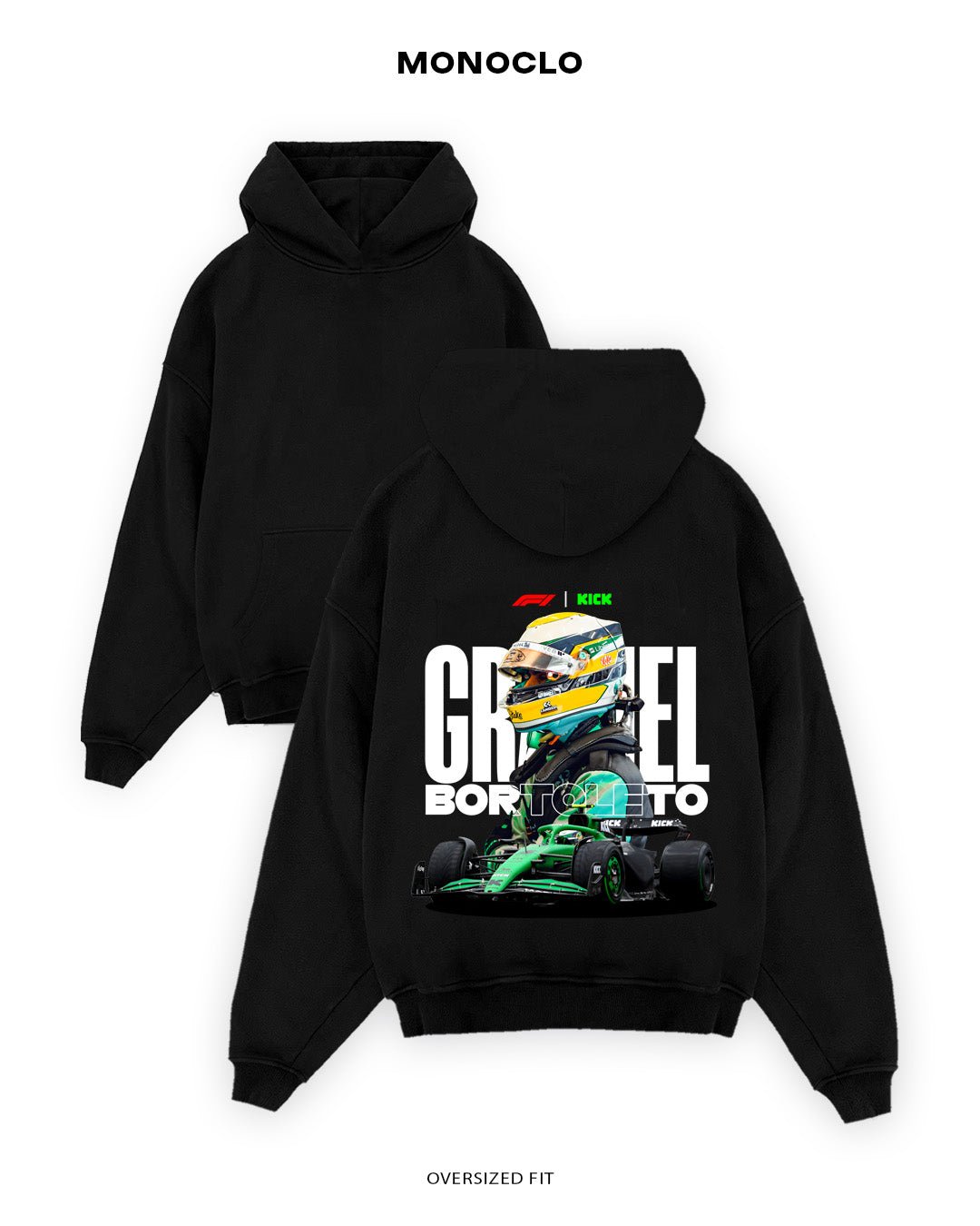 Худі Monoclo Gabriel Bortoleto - shop_name Чорний