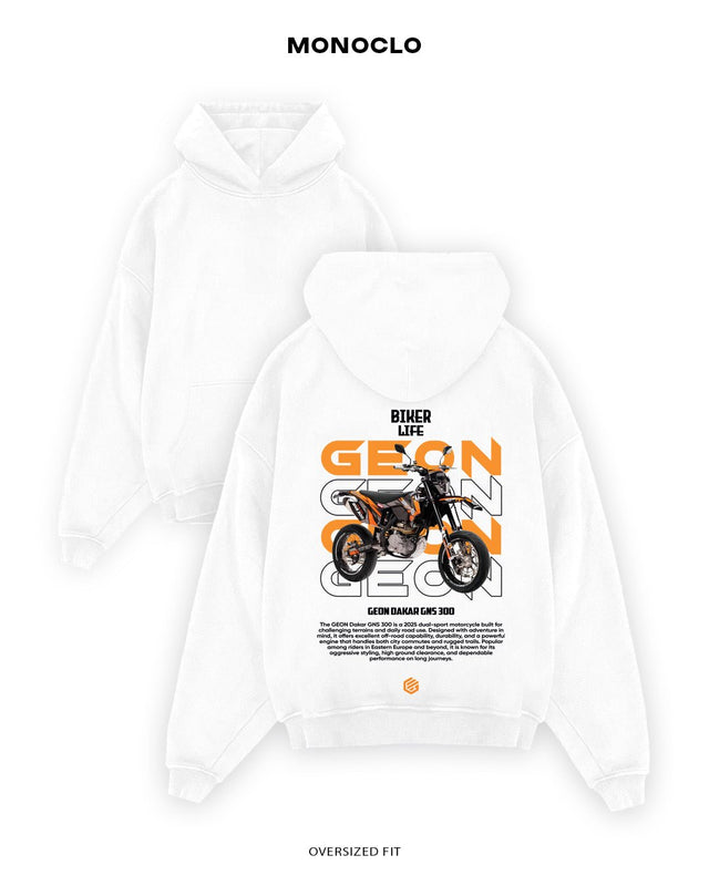 Худі Monoclo Geon Dakar GNS 300 - shop_name Білий