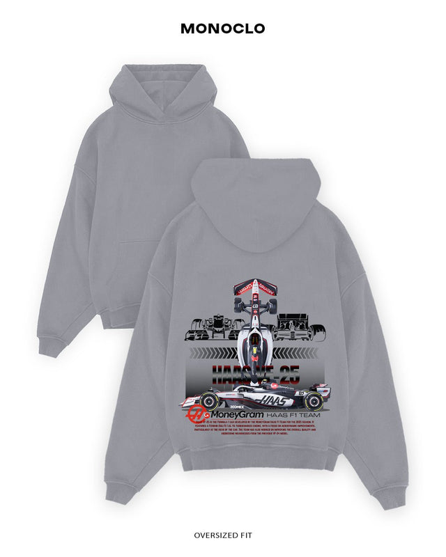 Худі Monoclo Haas F1 - 25 Formula 1 - shop_name Сірий
