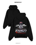 Худі Monoclo Haas F1-25 Formula 1 – Чорний