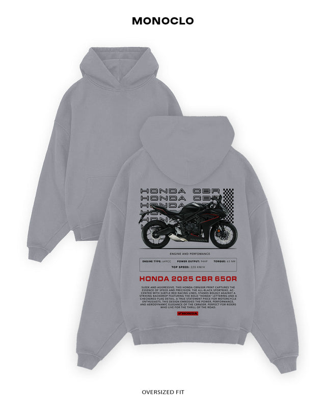 Худі Monoclo Honda CBR650R - shop_name Сірий