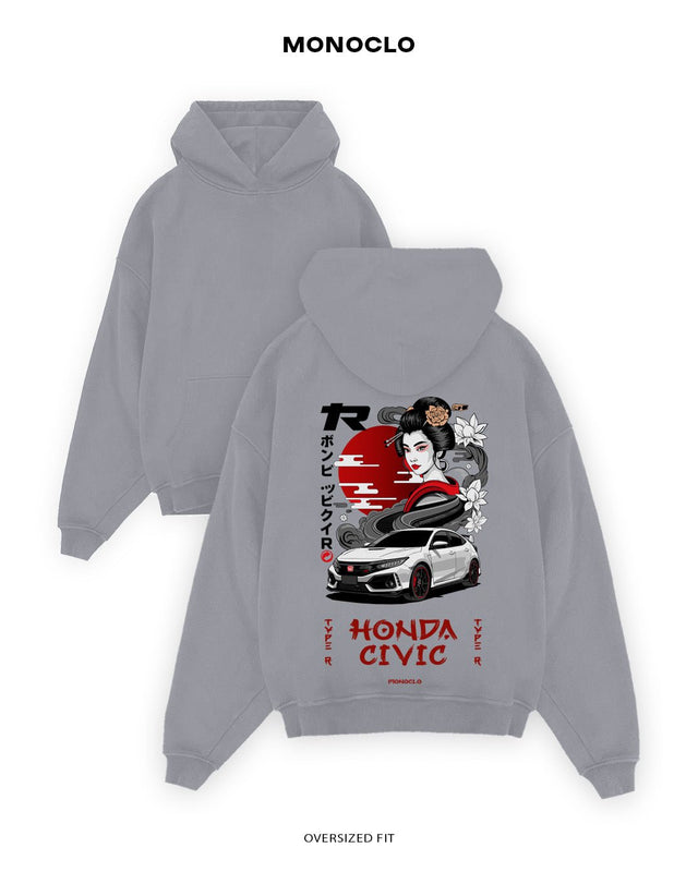 Худі Monoclo Honda Civic Type R - shop_name Сірий
