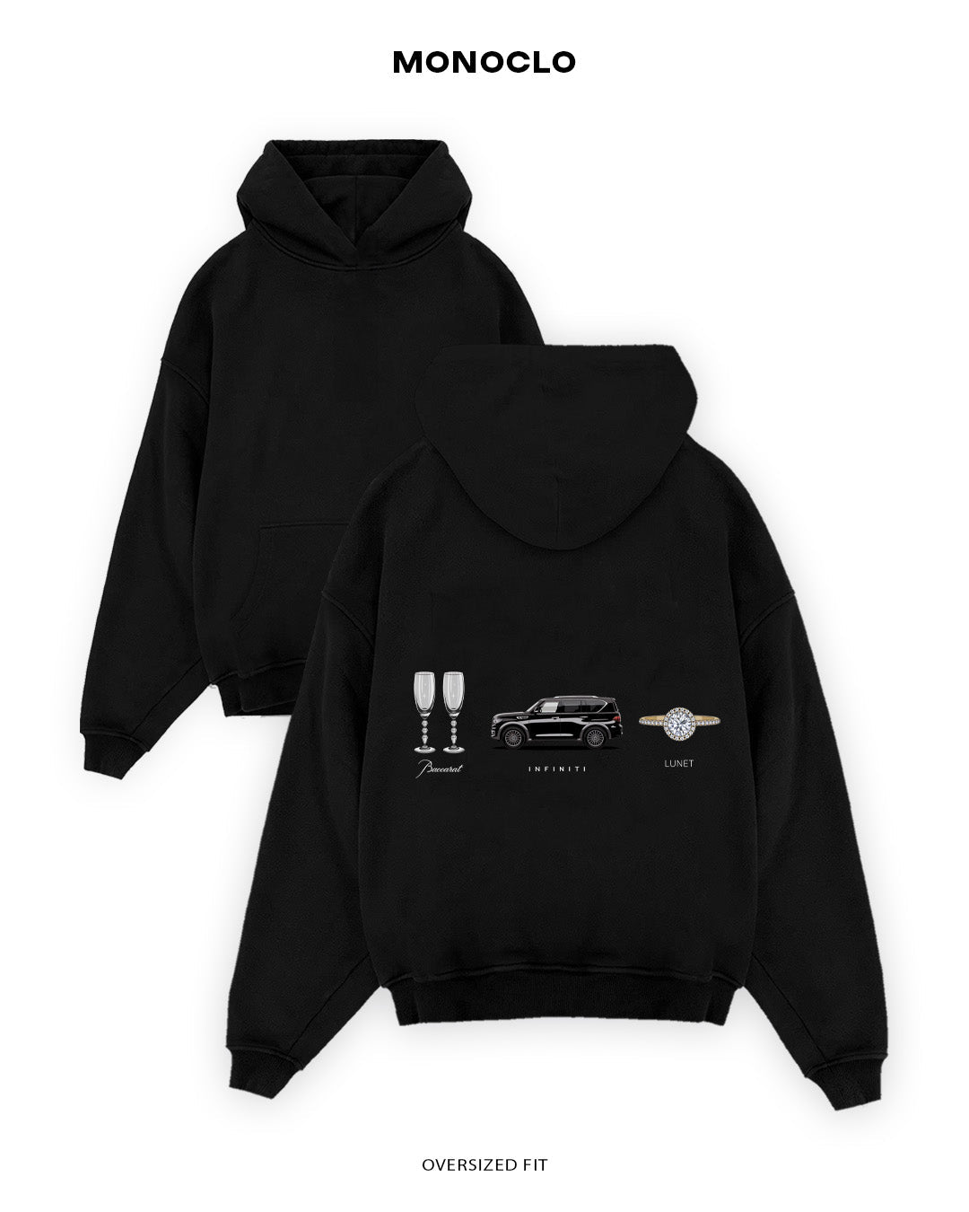 Худі Monoclo Infiniti Lifestyle - shop_name Чорний