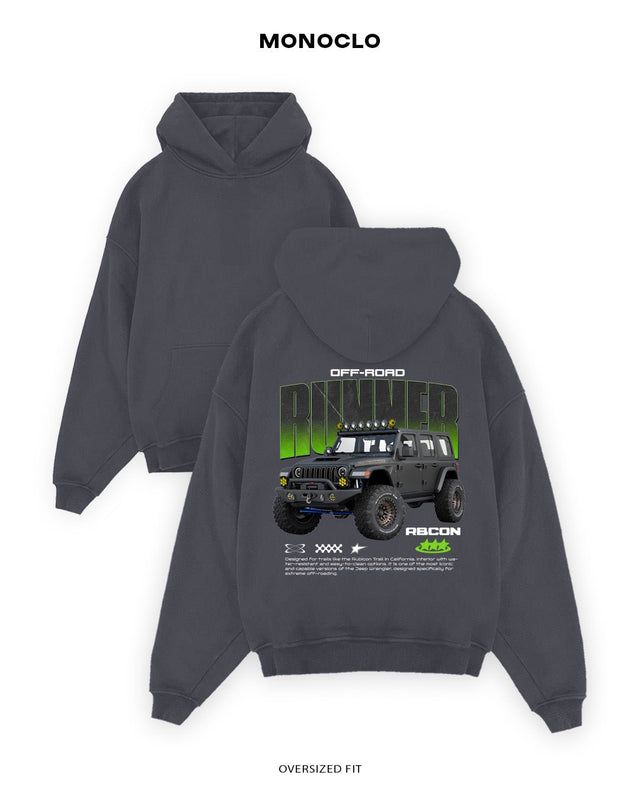 Худі Monoclo Jeep Wrangler Off - Road Runner - shop_name Графітовий