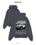 Худі Monoclo Jeep Wrangler Rubicon – Оверсайз Унісекс – Графітовий