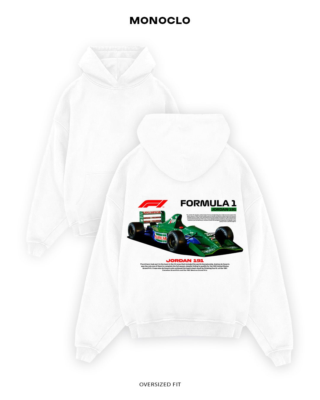 Худі Monoclo Jordan 191 - shop_name Білий