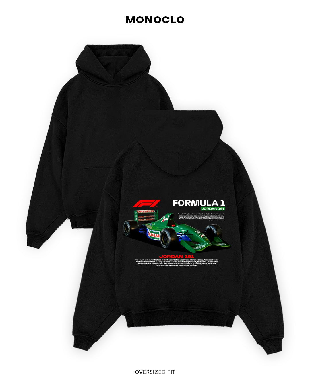Худі Monoclo Jordan 191 - shop_name Чорний