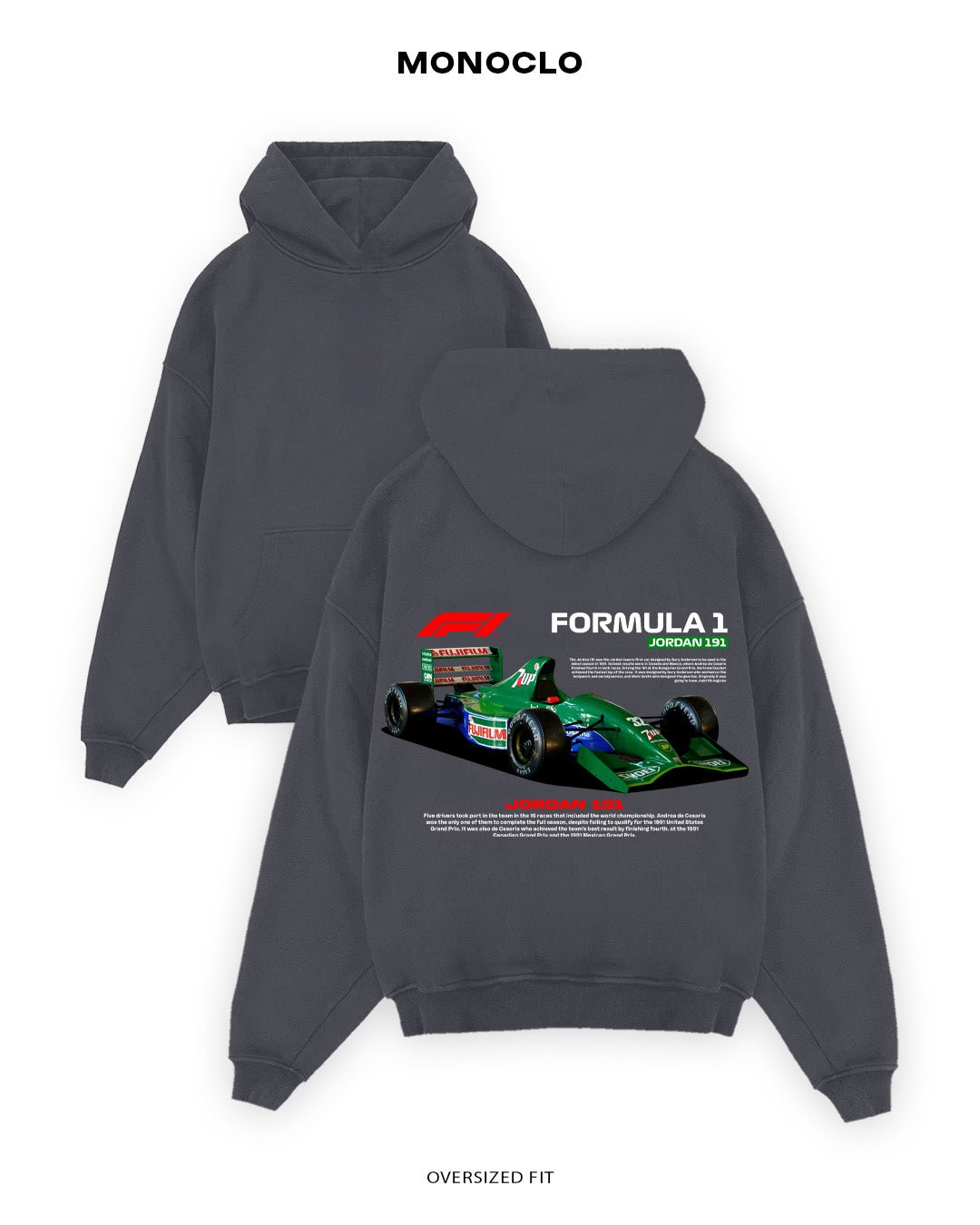 Худі Monoclo Jordan 191 - shop_name Графітовий