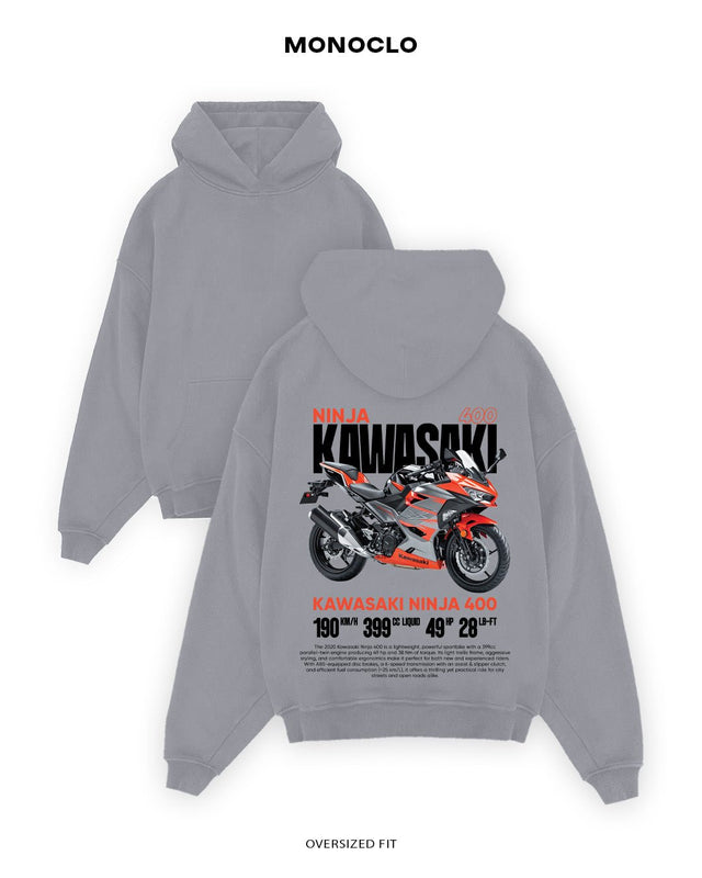 Худі Monoclo Kawasaki Ninja 400 - shop_name Сірий