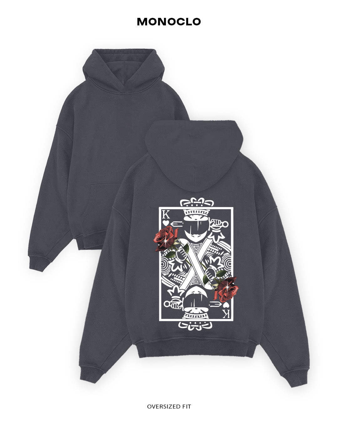 Худі Monoclo King of Speed - shop_name Графітовий