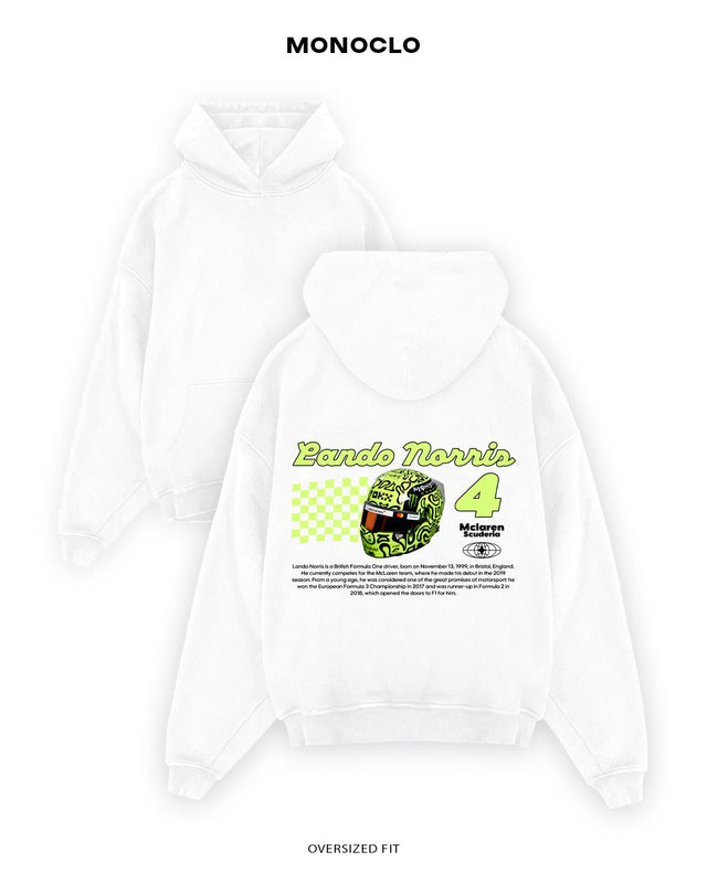 Худі Monoclo Lando Norris McLaren BIG4 - shop_name Білий