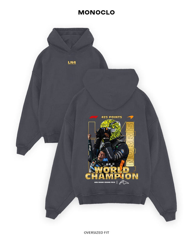 Худі Monoclo Lando Norris – World Champion McLaren F1 🧡 - shop_name Графітовий