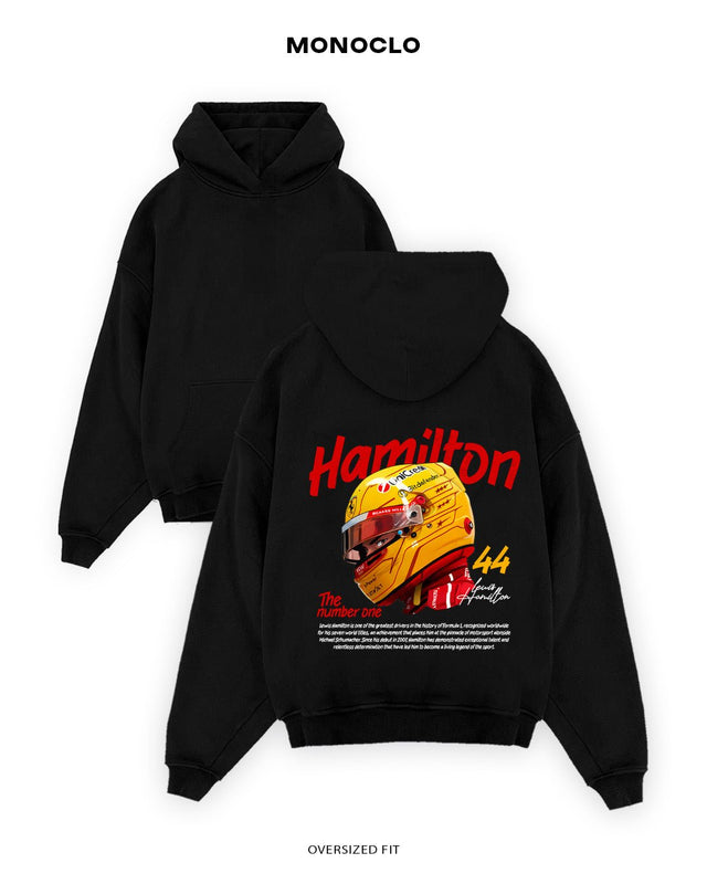 Худі Monoclo Lewis Hamilton Ferrari – The Number One - shop_name Чорний