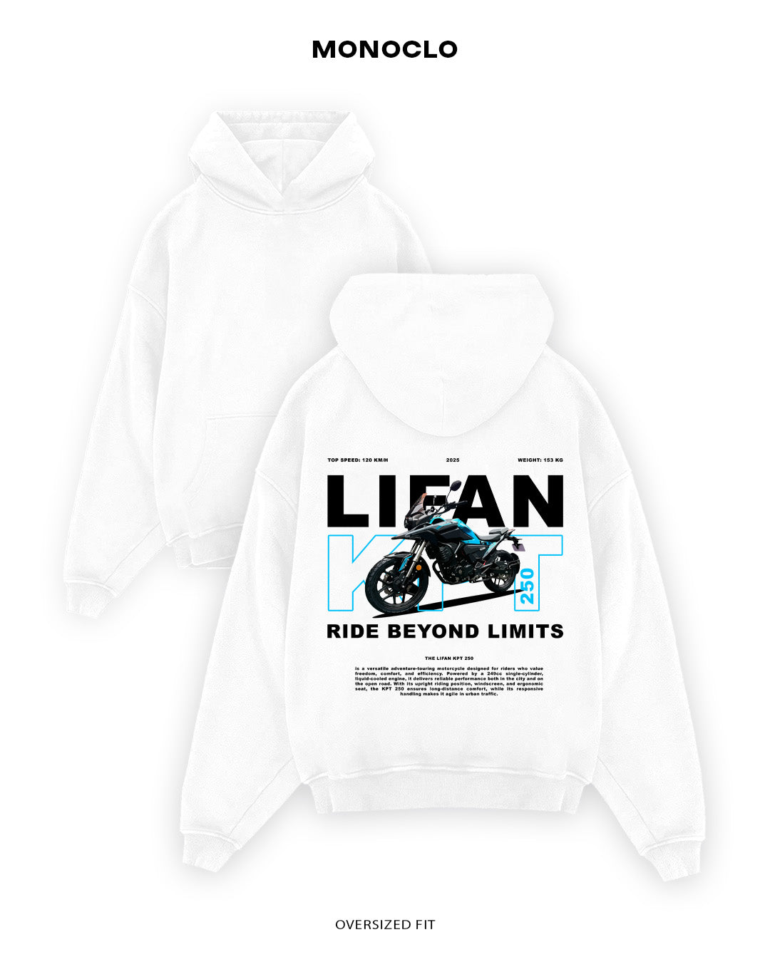 Худі Monoclo Lifan KPT 250 - shop_name Білий