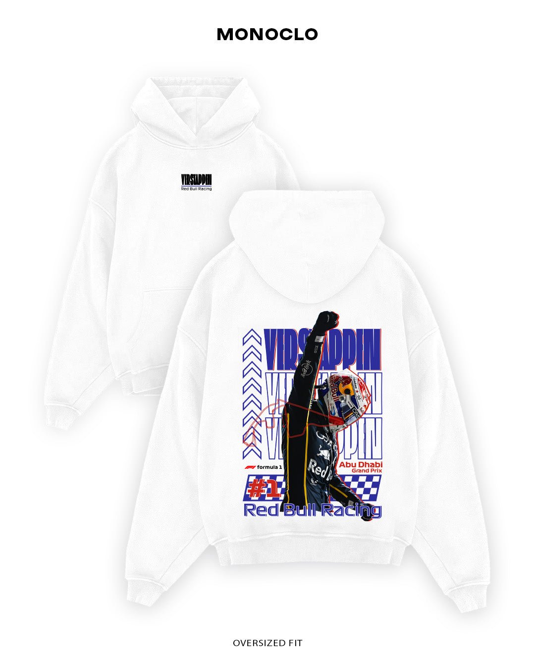 Худі Monoclo Max World Champion 26 - shop_name Білий