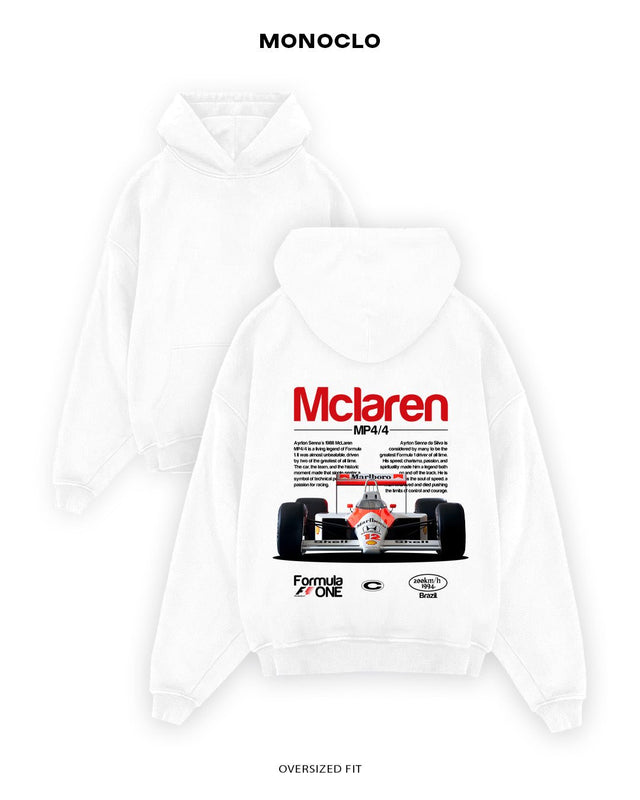 Худі Monoclo McLaren MP4/4 Formula 1 - shop_name Білий