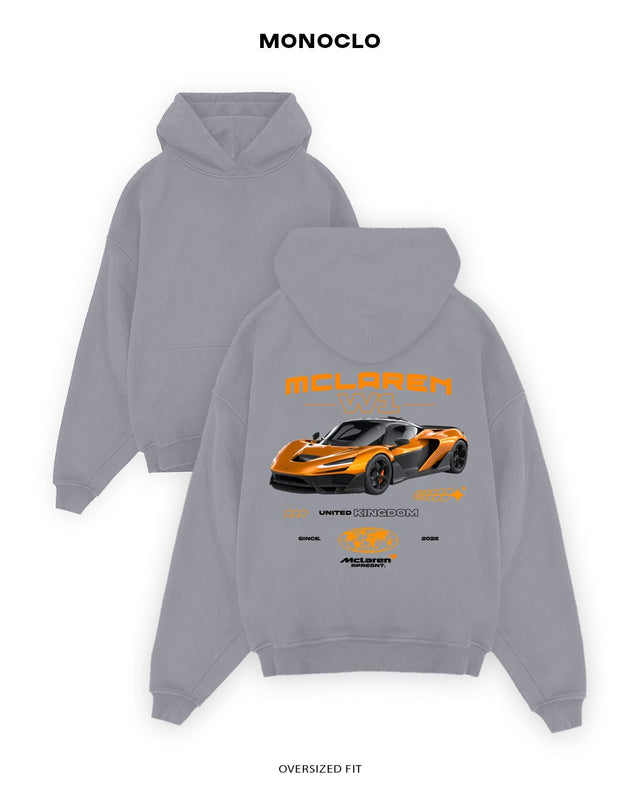 Худі Monoclo McLaren W1 - shop_name Сірий