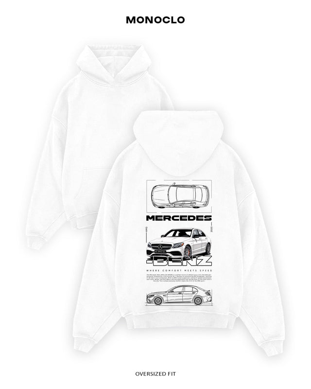 Худі Monoclo Mercedes - Benz AMG C - Class - shop_name Білий