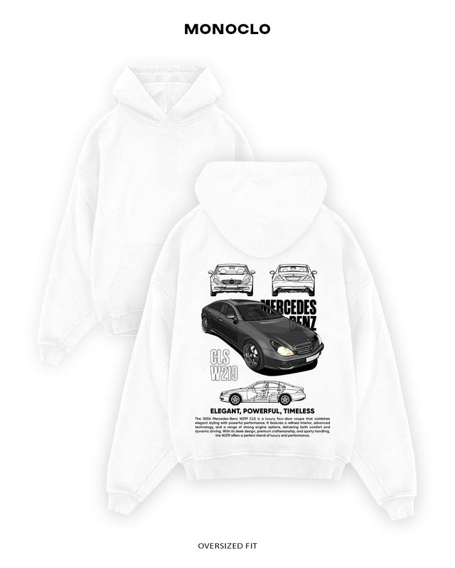 Худі Monoclo Mercedes - Benz CLS W219 - shop_name Білий