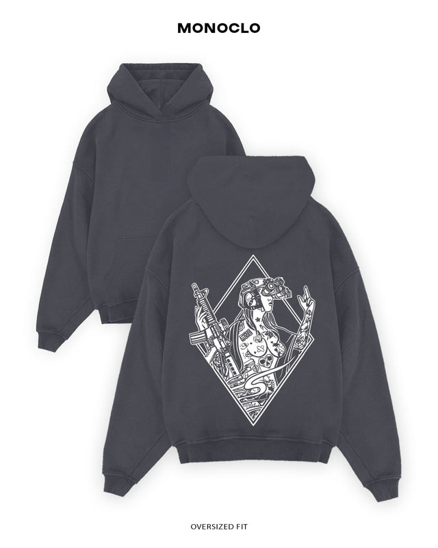 Худі Monoclo Military Tactical Girl