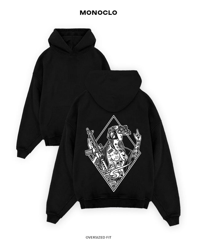 Худі Monoclo Military Tactical Girl