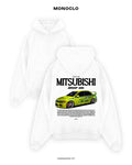 Худі Monoclo Mitsubishi Lancer Evo – Білий
