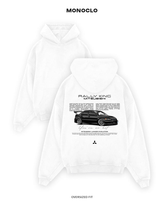 Худі Monoclo Mitsubishi Lancer Evolution - shop_name Білий