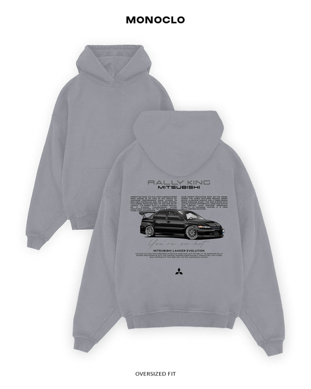 Худі Monoclo Mitsubishi Lancer Evolution - shop_name Сірий
